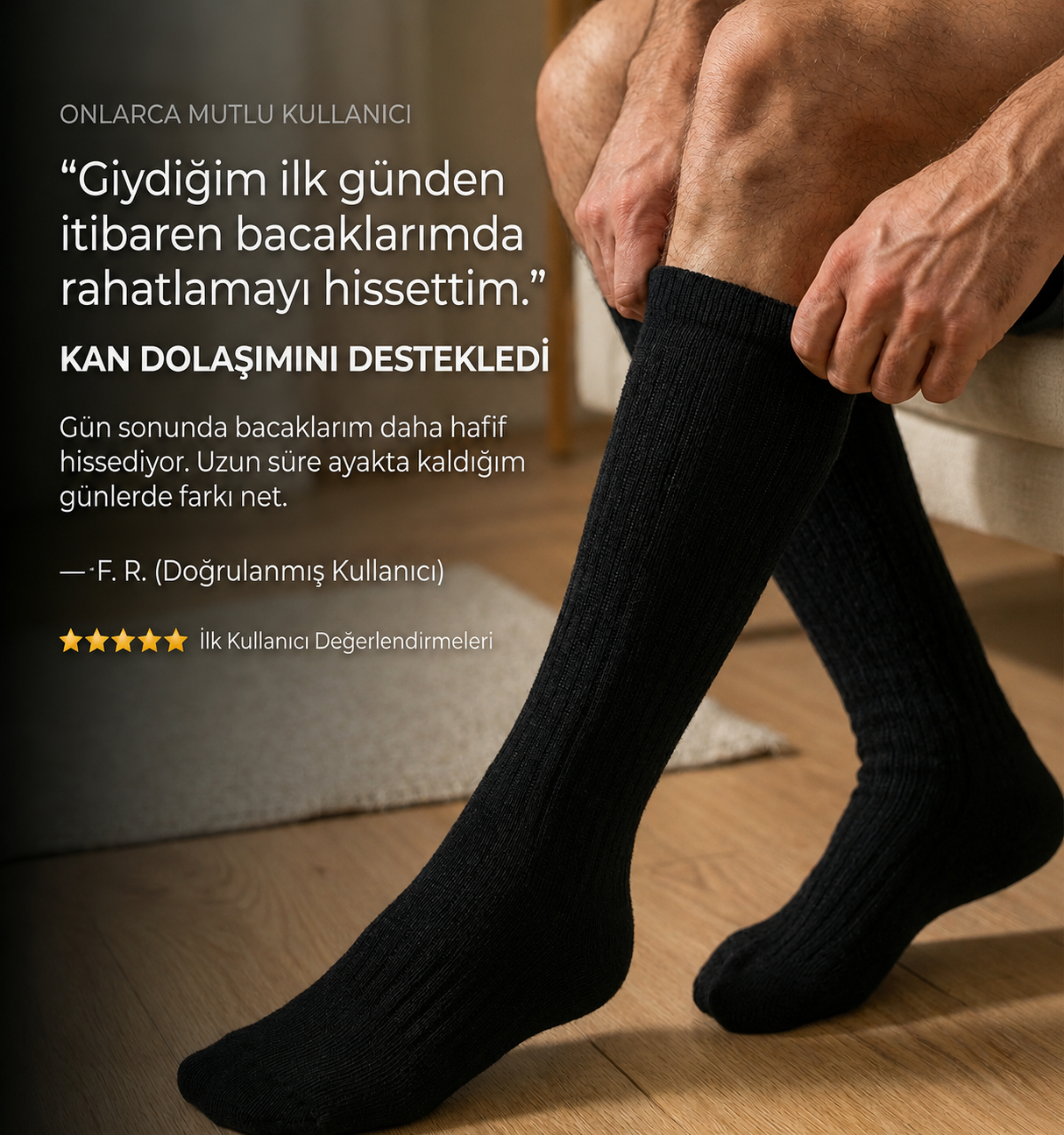 Alpaka Kompresyon Çorap