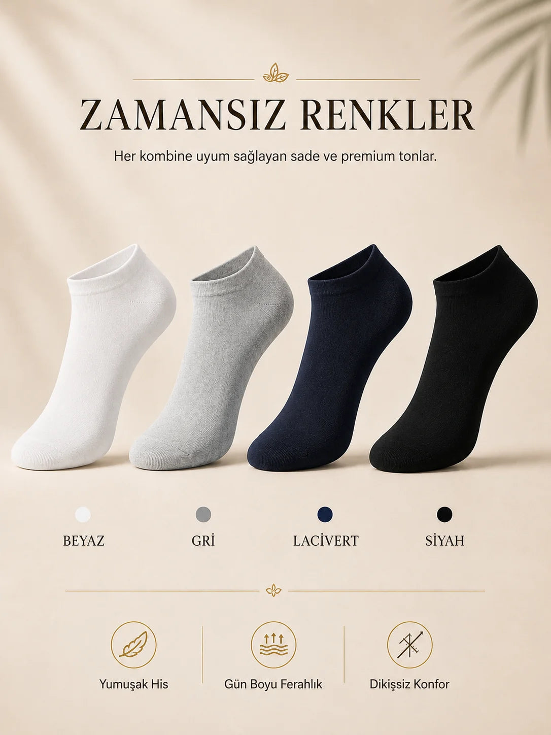 Premium Yazlık Patik Çorap