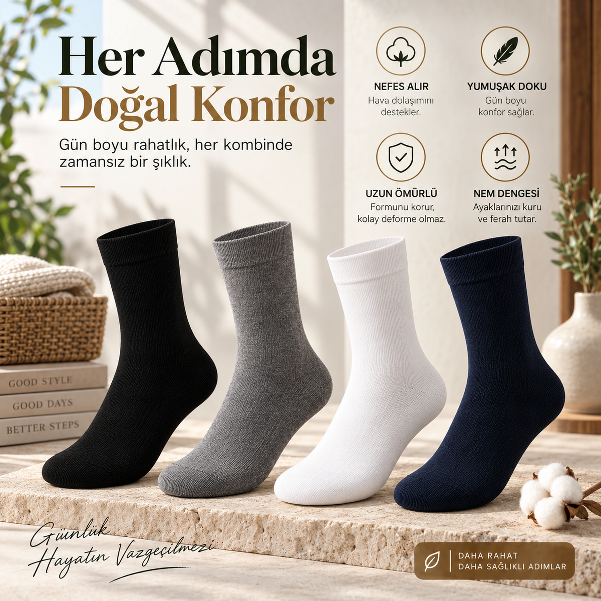 Premium Yazlık Soket Çorap