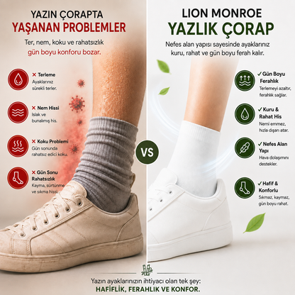 Premium Yazlık Soket Çorap