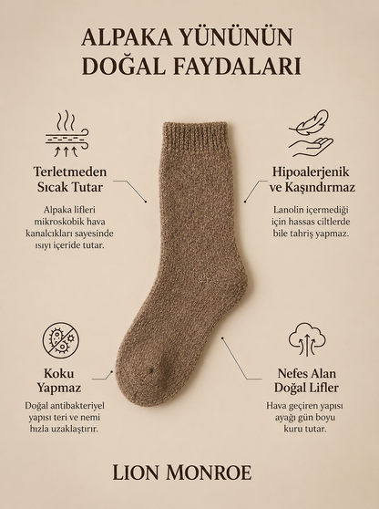 Alpaka Kışlık Çorap