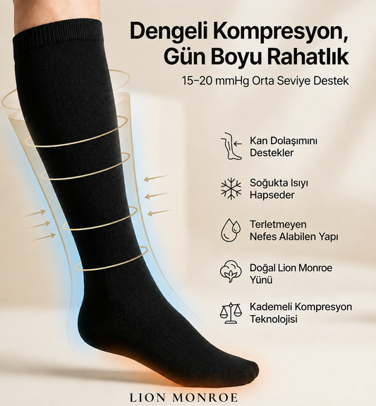 Alpaka Kompresyon Çorap