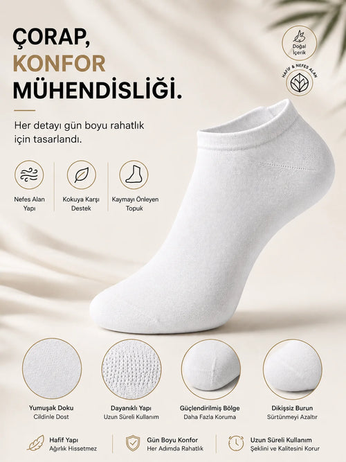 Premium Yazlık Patik Çorap