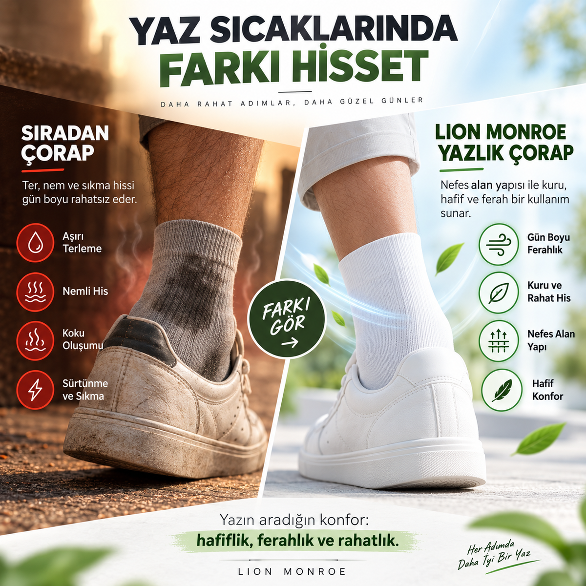 Premium Yazlık Soket Çorap