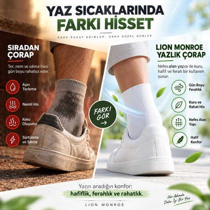 Premium Yazlık Soket Çorap