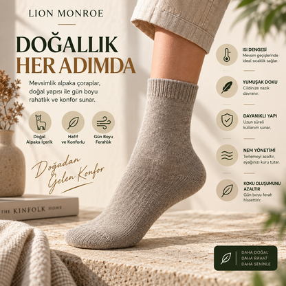 Alpaka Mevsimlik Çorap