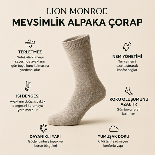Alpaka Mevsimlik Çorap
